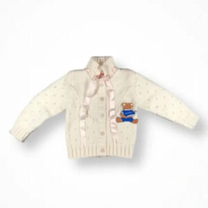 GiltKnits Cream  Knitted Long Sleeve Sweater